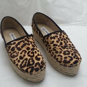 Steve Madden espadrilles leopard print